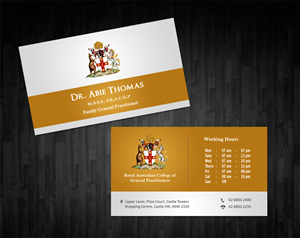 Business Card Design by Owaisias for this project | Design: #1527944
