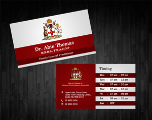 Business Card Design by Owaisias for this project | Design: #1531111