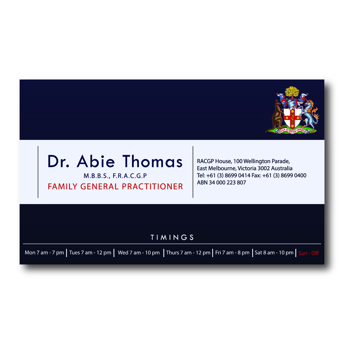 Business Card Design by Sparsha for this project | Design #1570300