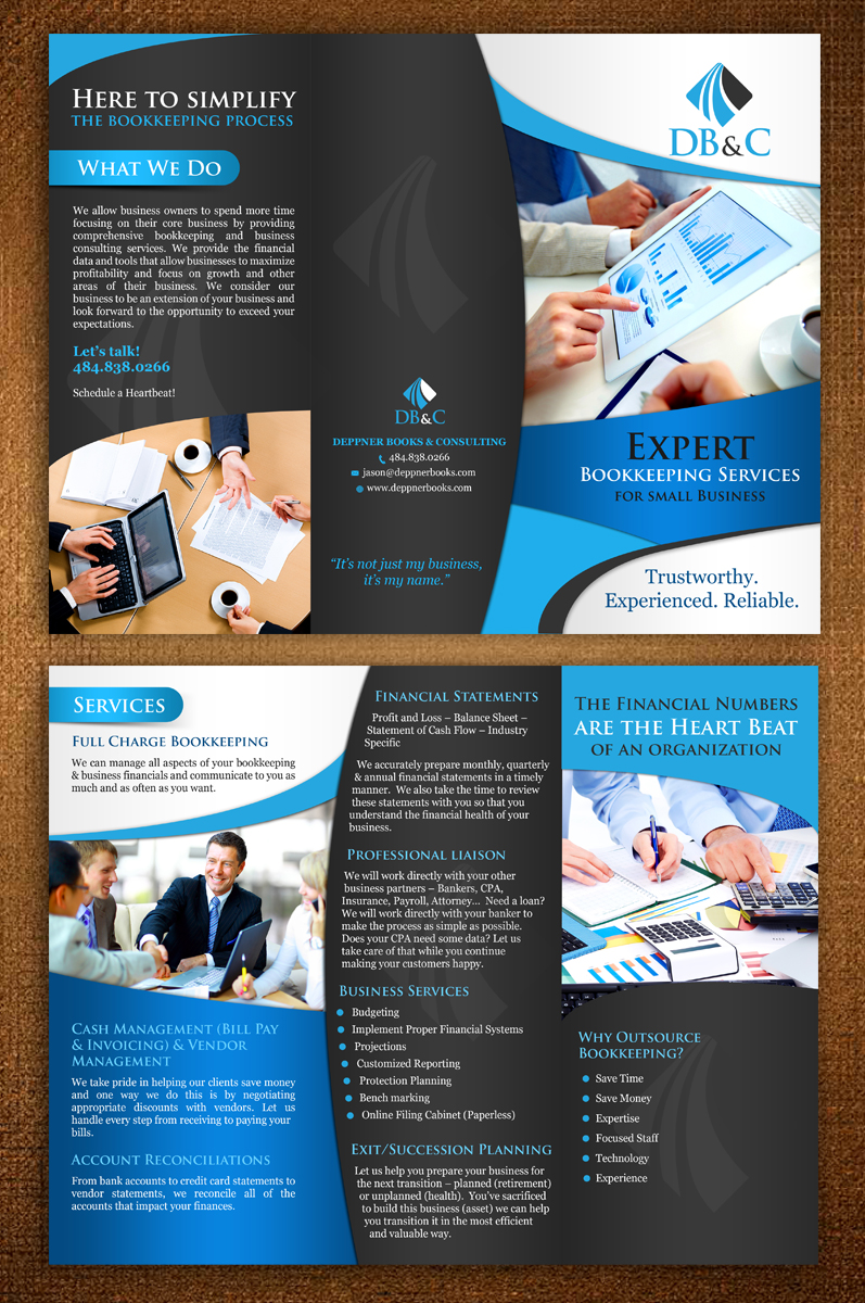 serious professional business flyer design for a company by esolz bookkeeping services flyer