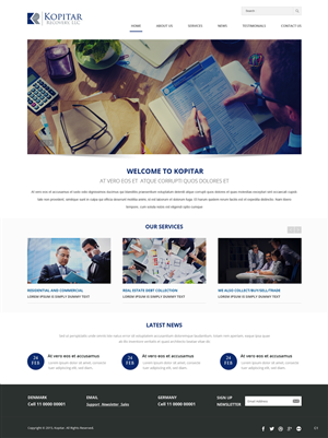 Web Design by pb for kopitar recovery llc | Design: #5564554