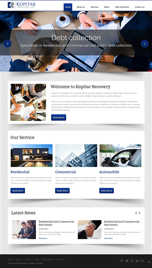 Web Design by pb for kopitar recovery llc | Design: #5564557
