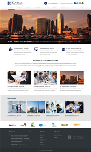 Web Design by pb for kopitar recovery llc | Design: #5564558