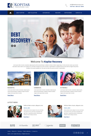 Web Design by pb for kopitar recovery llc | Design: #5564567