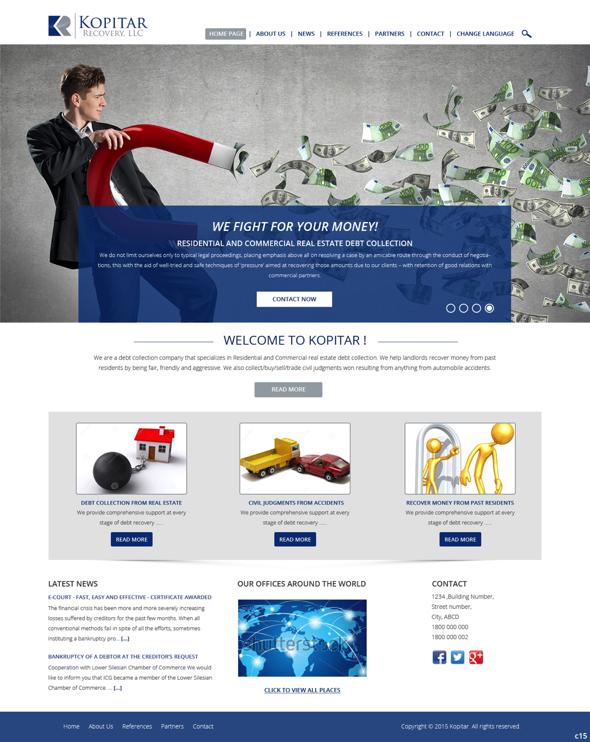 Diseño Web por pb para kopitar recovery llc | Diseño #5564577