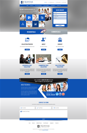 Web-Design von Black Stallions Impressive Solutions für kopitar recovery llc | Design #5558779