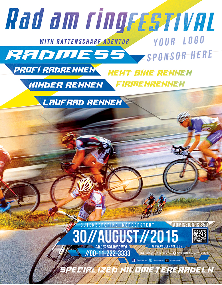 Diseño de Póster por NinjartDesign para Rattenscharf Event Agentur | Diseño #5582412