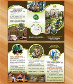 Tourism Brochure Design for a nature based eco retreat in Margaret River Western Australia | Brochure Design by Sarmishtha Chattopadhyay_loginchange