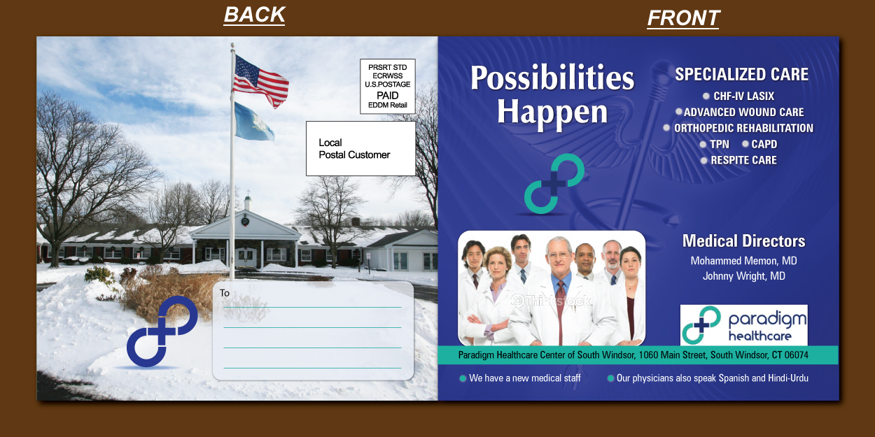 Card Design by Sbss for Pardigm Healthcare | Design #1540318