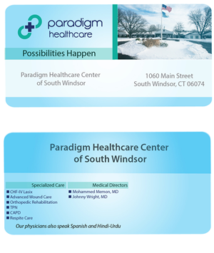 Card Design by V.George for Pardigm Healthcare | Design: #1539930