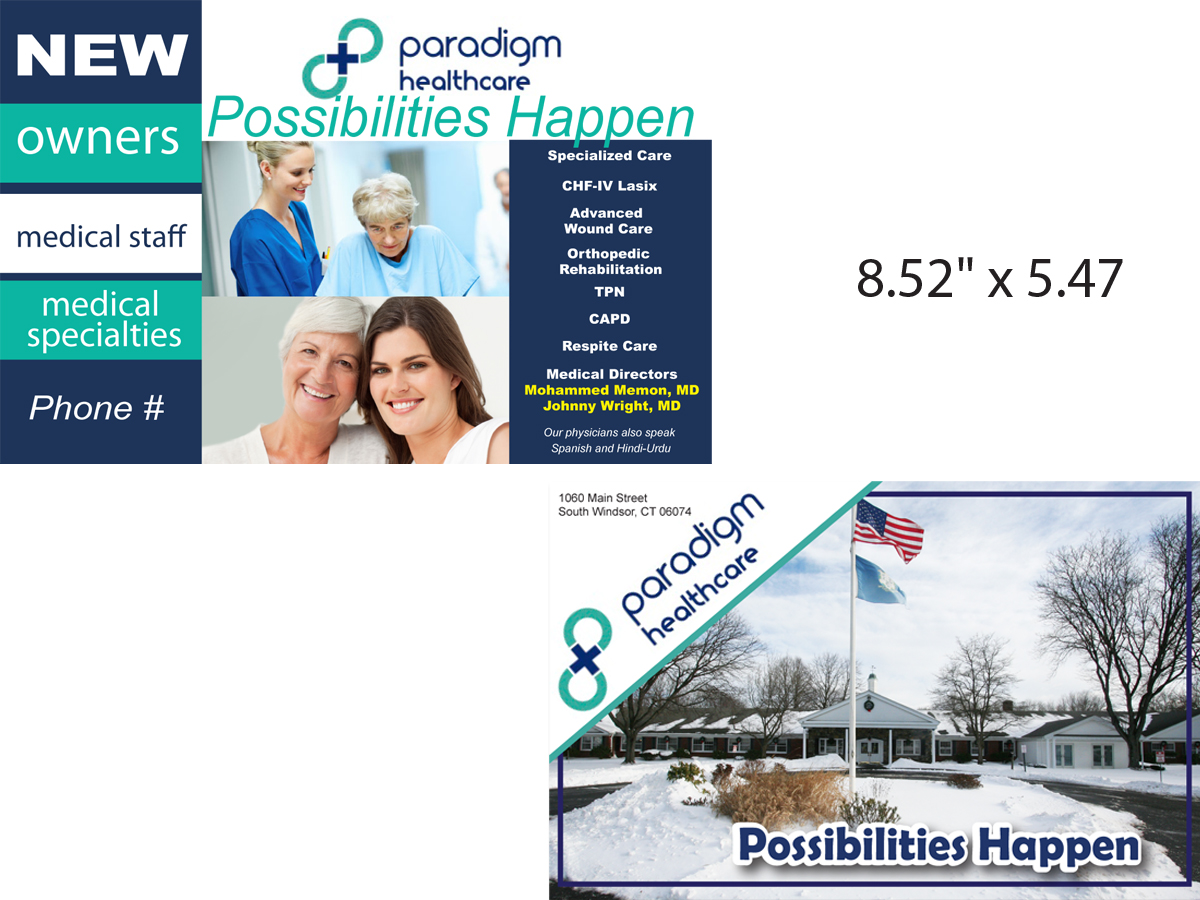 Card Design by Soula Vetter for Pardigm Healthcare | Design #1529435