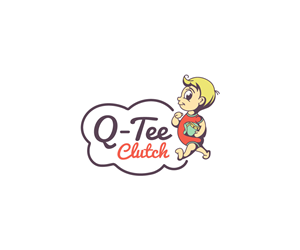 Snap-Suit Clutch 'convertible baby romper'  or  Q-Tee Clutch 'convertible baby romper' - or some combination of 'one-piece body suit' & 'diaper clutch' - or others that display a similar meaning | Diseño de Logo por Veronika K.