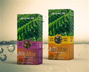 Reworking our Ayurvedic Tea Boxes with Mordern and New look. | Packaging Design by lookedaeng