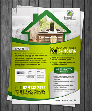 Flyer-Design von debdesign für Heartau | Design: #5552784