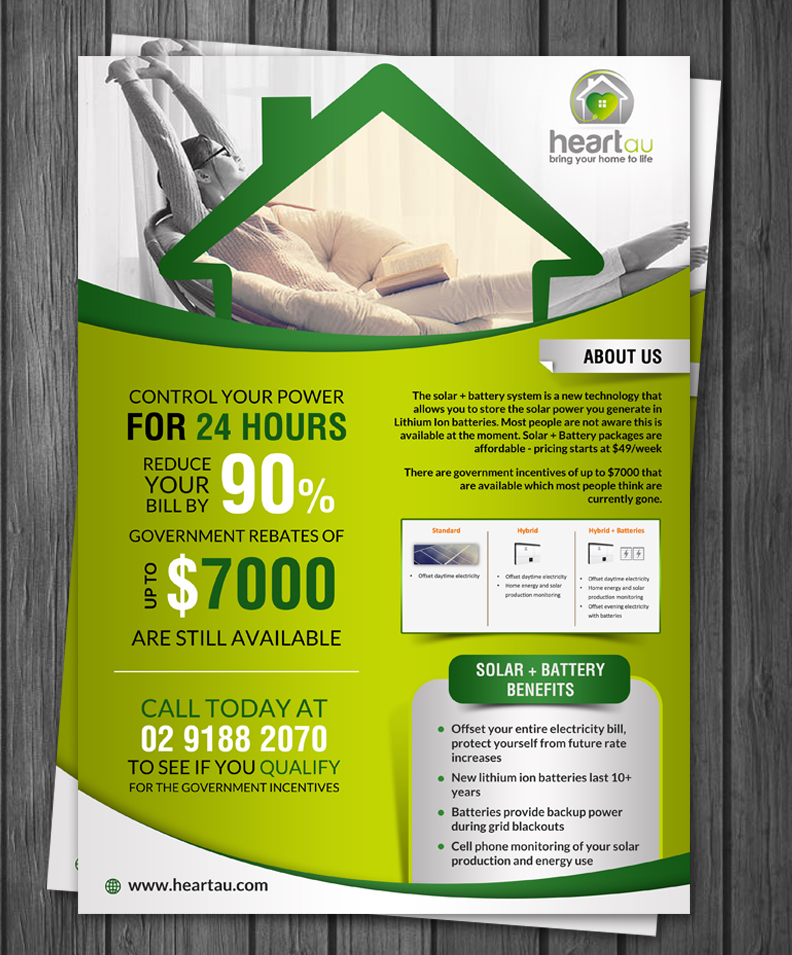 Flyer Design by debdesign for Heartau | Design #5557652