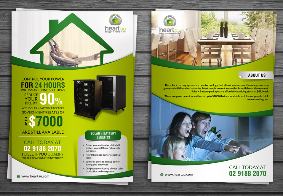 Flyer-Design von debdesign für Heartau | Design #5560008
