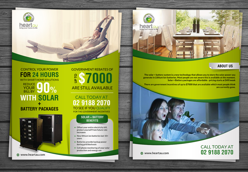 Flyer-Design von debdesign für Heartau | Design #5565215