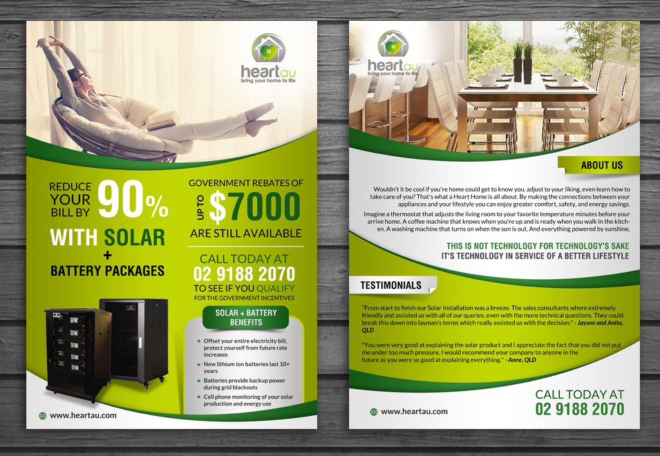 Flyer Design by debdesign for Heartau | Design #5566251