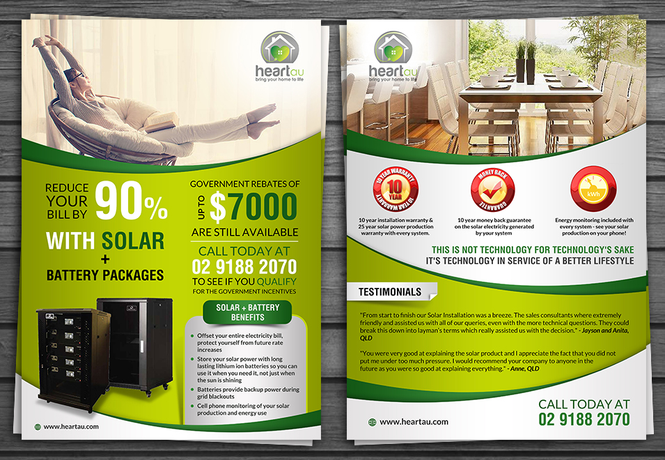Flyer-Design von debdesign für Heartau | Design #5617596