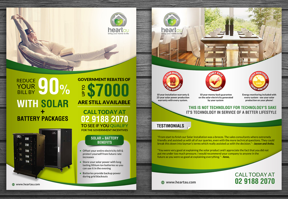 Flyer Design by debdesign for Heartau | Design #5644274