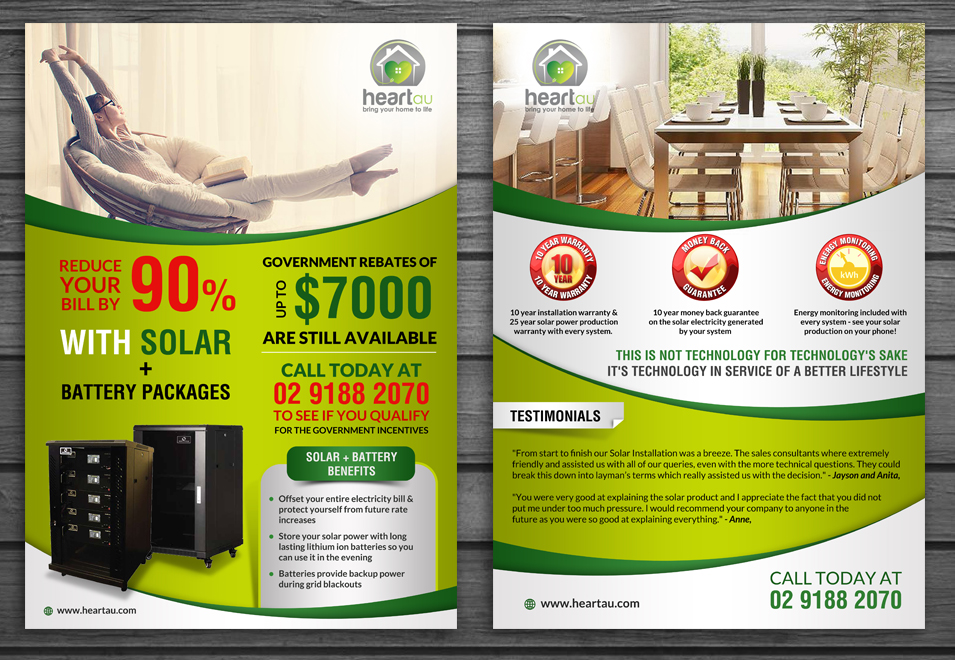 Flyer-Design von debdesign für Heartau | Design #5651700