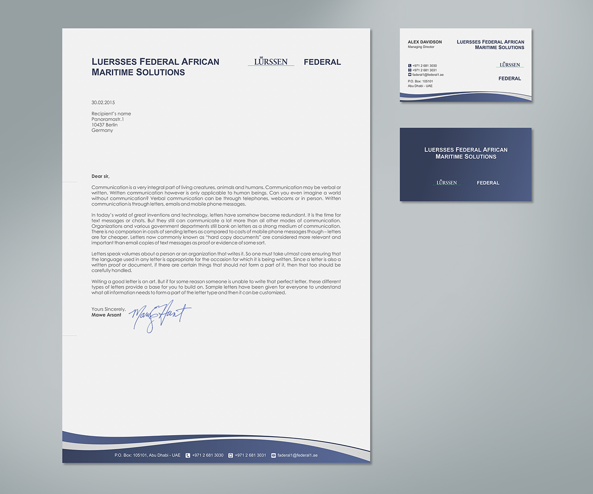 Letterhead Design by logodentity for this project | Design #5565580