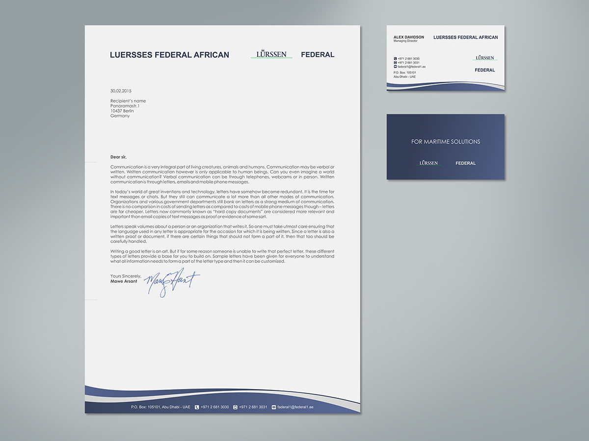 Letterhead Design by logodentity for this project | Design #5601234