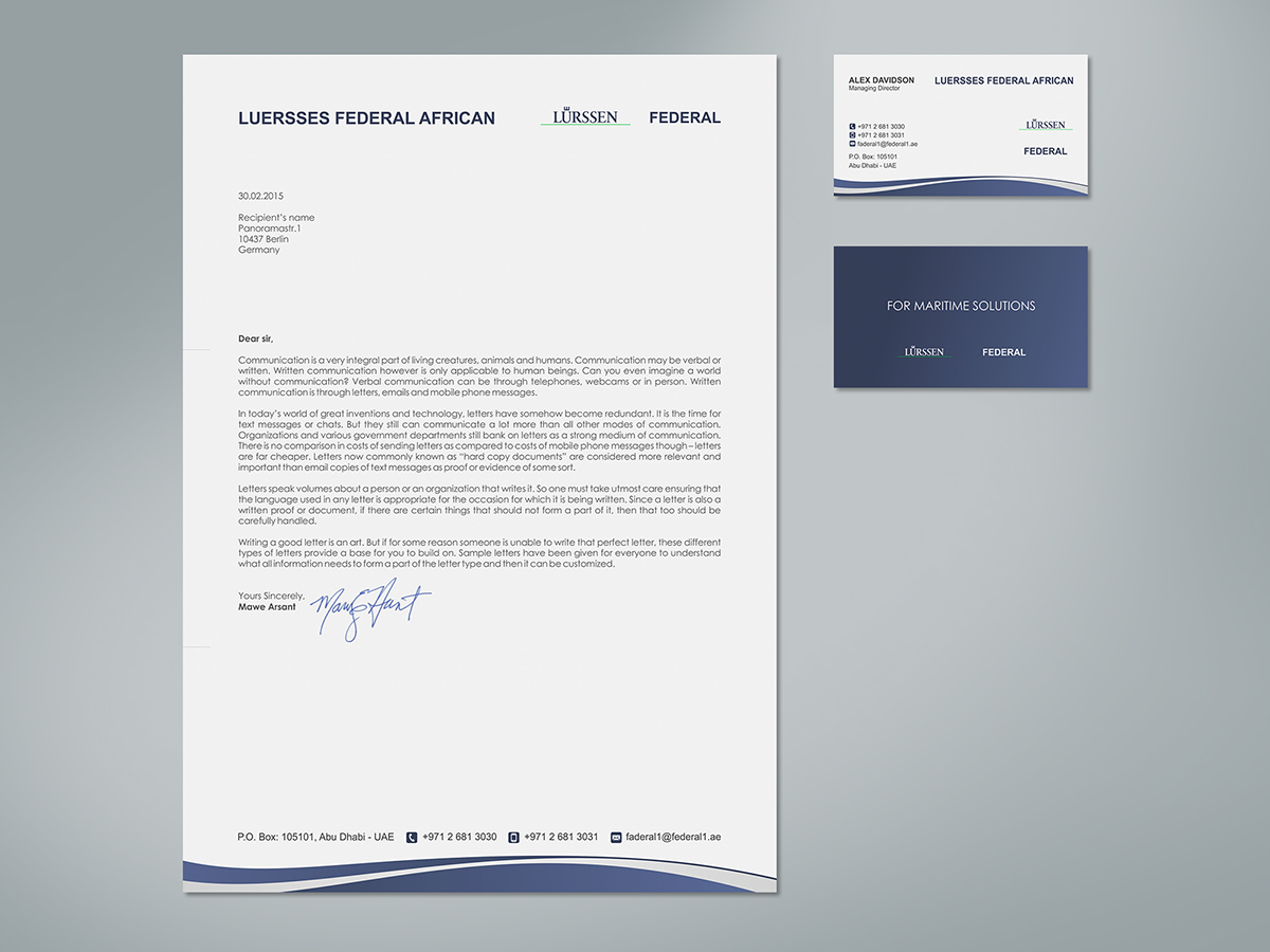Letterhead Design by logodentity for this project | Design #5601244