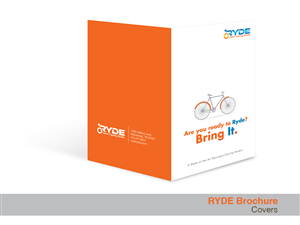 Brochure Design by Ignited Design Studio for Ryde Indoor Cycling Studio | Design: #1549748
