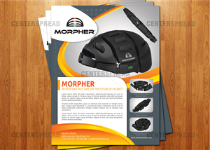 Flyer Design by CENTERSPREAD for Vigil Helmets Limited | Design #1533253