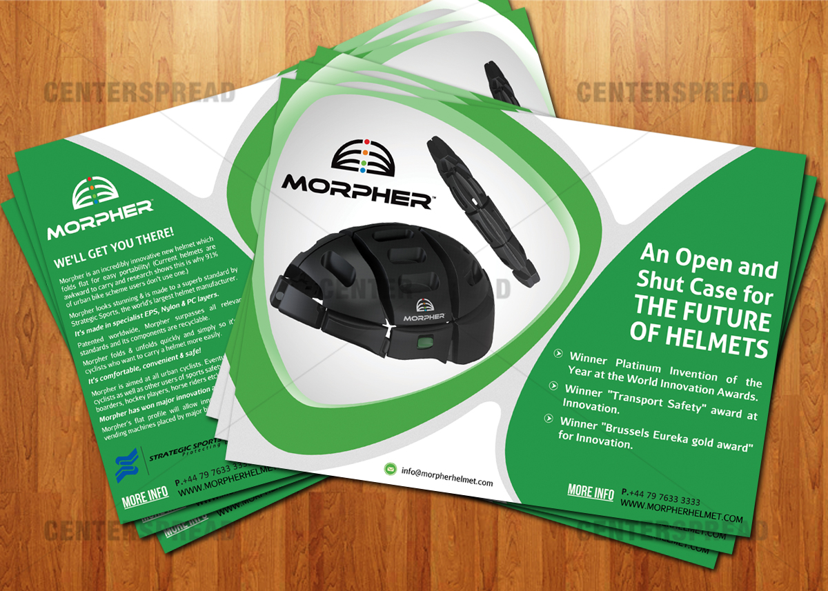 Flyer Design by CENTERSPREAD for Vigil Helmets Limited | Design #1535427