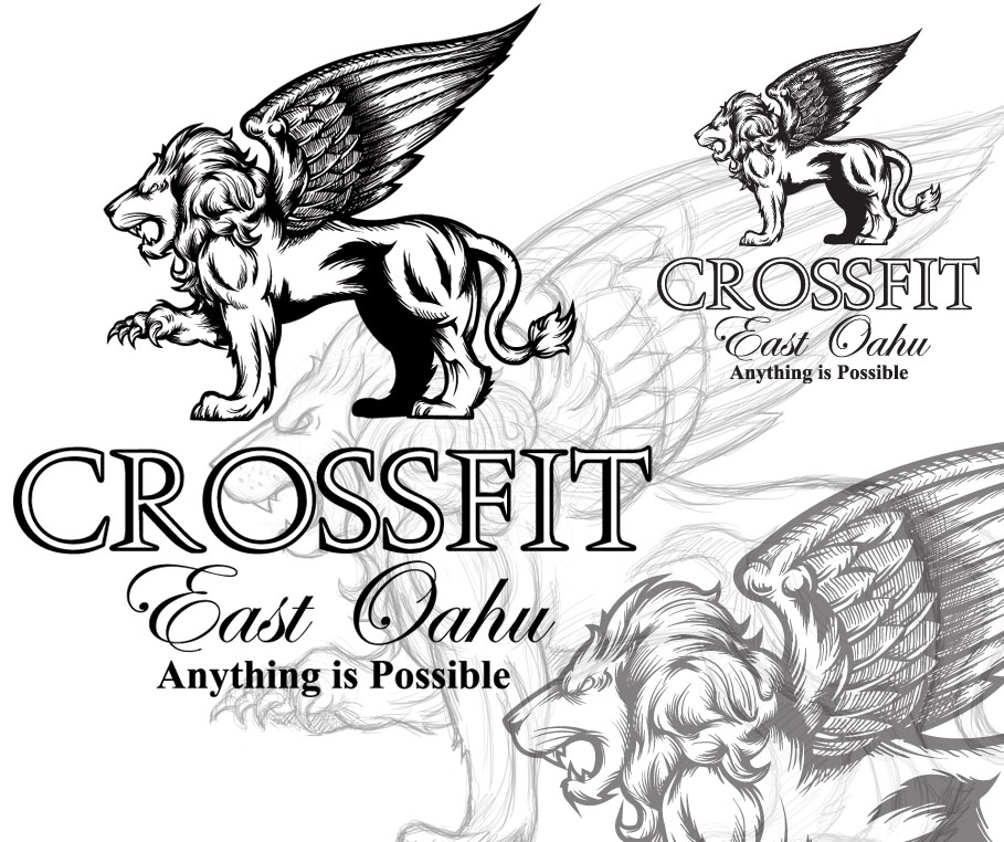 Diseño de Logo por AE Illustration para CrossFit East Oahu | Diseño #1597380