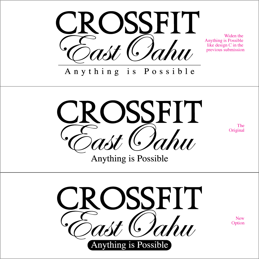 Logo Design by ADEX for CrossFit East Oahu | Design #1633372