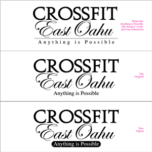Diseño de Logo por ADEX para CrossFit East Oahu | Diseño: #1633372