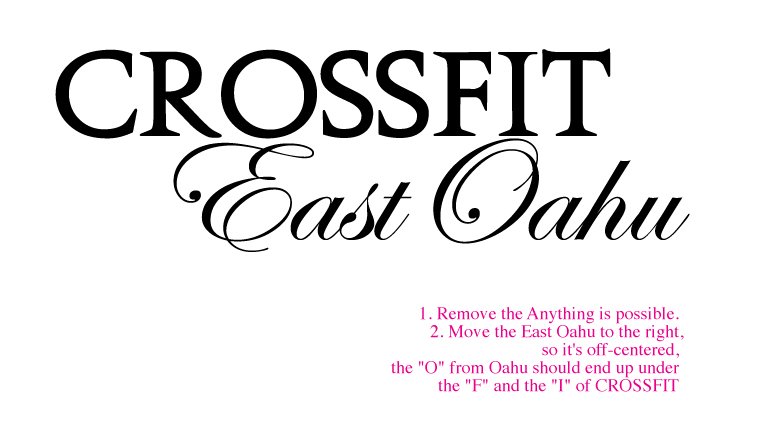 Logo Design by ADEX for CrossFit East Oahu | Design #1633429