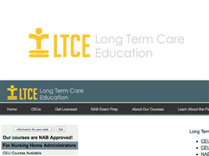LTCE Long Term Care Education | Logo Design by Tammy Moore