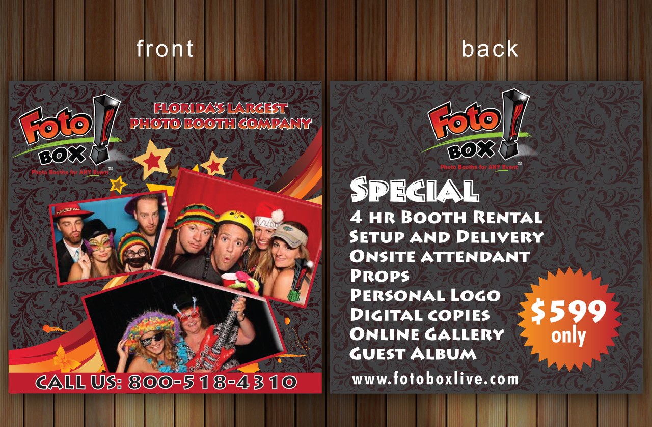Flyer Design by Sbss for Foto Box | Design #1539537