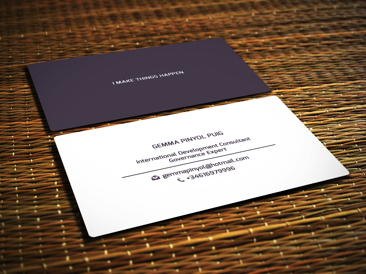 Business Card Design by Sajin for this project | Design #5580336