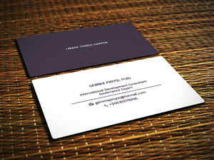 Business Card Design by Sajin for this project | Design: #5580336