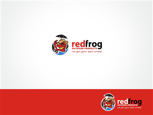 red frog outdoor products | Logo-Design von ArtTank