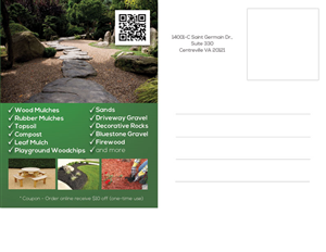 Design de Carte Postale par alessandroevge pour The Rubber Mulch Pro | Design : #5558963