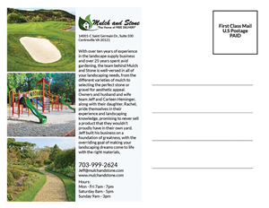 Design de Carte Postale par VEGA-Designs pour The Rubber Mulch Pro | Design : #5581596