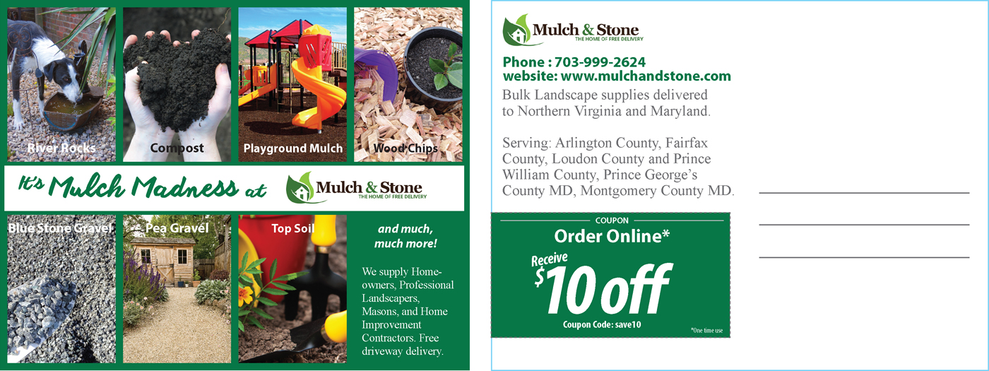 Design de Carte Postale par Jason Vantran pour The Rubber Mulch Pro | Design #5572702