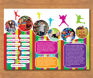 Broschüren-Design von Ellie Afonso für Funtime Inflatables Limited | Design: #5666794