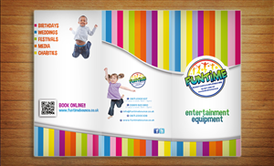 Brochure Design by alessandroevge for Funtime Inflatables Limited | Design: #5601109