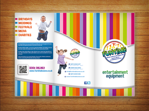 Brochure Design by alessandroevge for Funtime Inflatables Limited | Design: #5609634