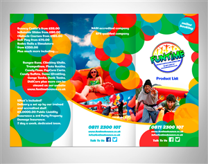 Brochure Design by Victor_pro for Funtime Inflatables Limited | Design: #5714444