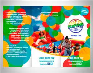 Brochure Design by Victor_pro for Funtime Inflatables Limited | Design: #5722577
