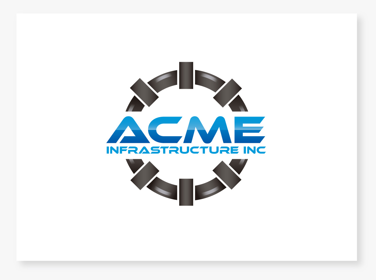 Professional, Bold, Utility Logo Design for ACME INFRASTRUCTURE INC by ...