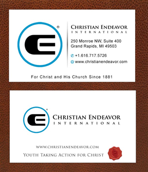 Stationery Design by Sbss for Christian Endeavor International | Design: #1532978